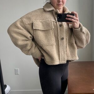 By Together Cozy Tan Teddy Jacket